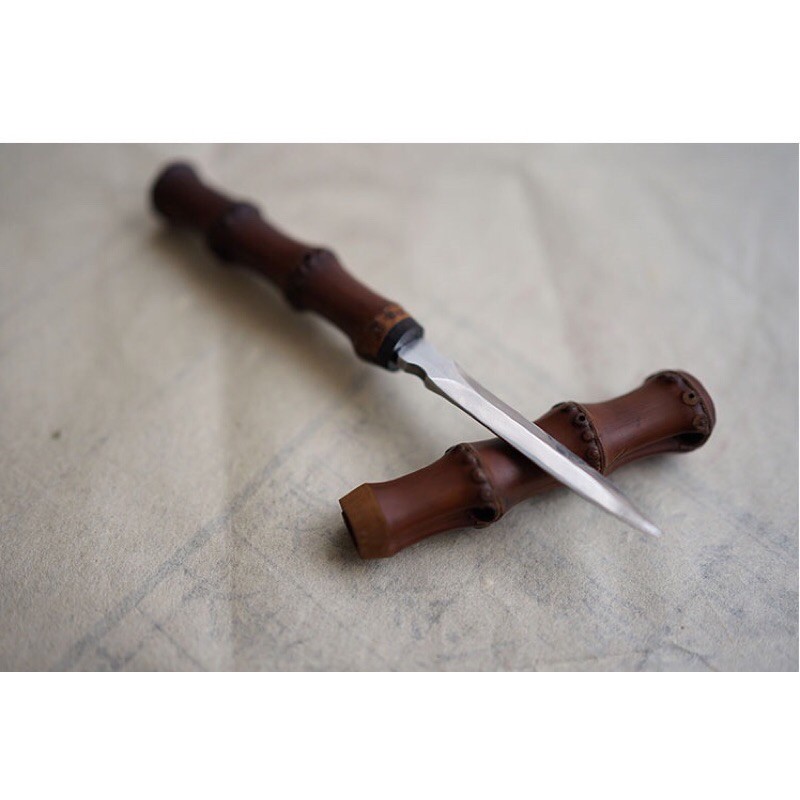 Kim trà tách bánh Phổ Nhĩ - có nắp đặp.