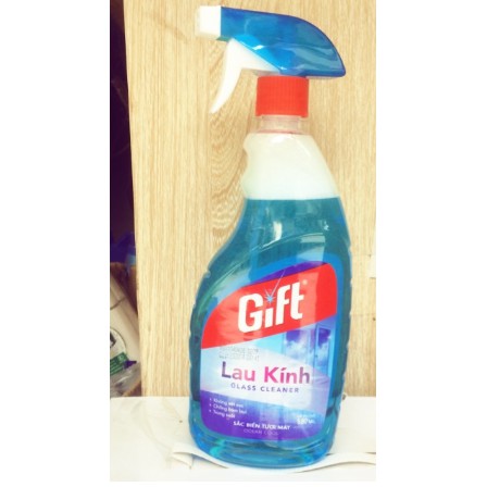 [Mã SRJULY1619 giảm 15K đơn 50K] Nước Xịt,Lau Kính Gift 580ml