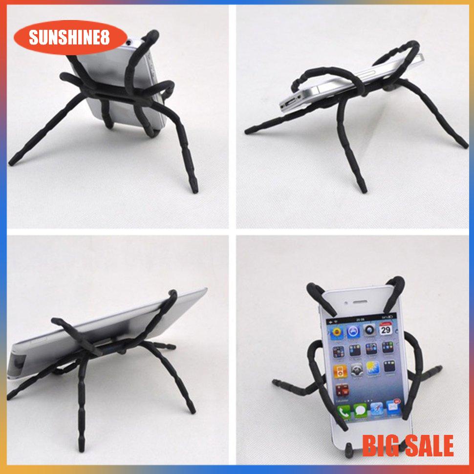 【SUN】Giá đỡ điện thoại di động Universal Spider Giá đỡ giá đỡ ô tô để bàn