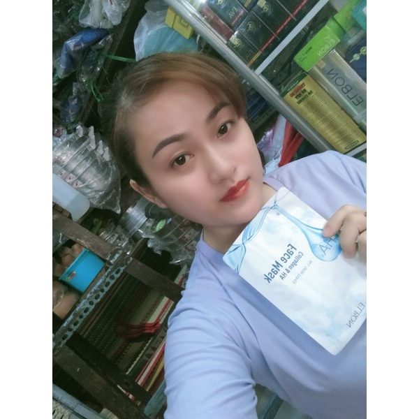 Nạ Collagen và HA Elbon