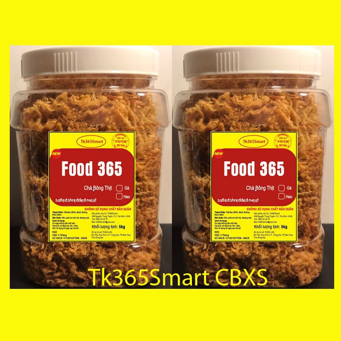 1Kg chà bông xù / ruốc xù - Quà tặng cao cấp - 2 hũ