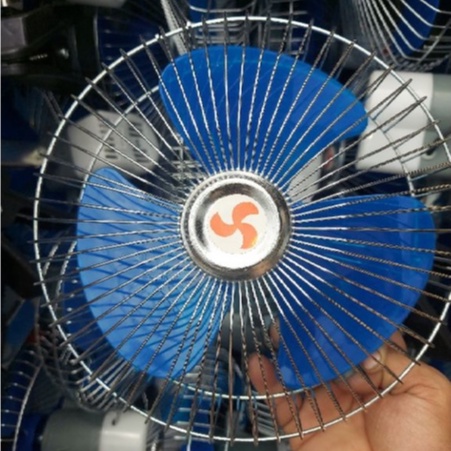 Quạt kẹp cánh xanh. quạt điện 12v, 24v