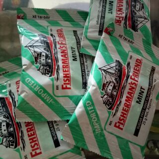 Kẹo ngậm con tàu không đường hương vị bạc hà gói 25g