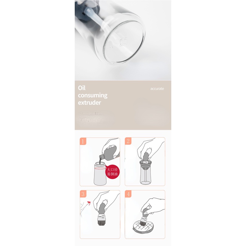 Cọ Quét Dầu Bằng Silicone Tiện Lợi Dễ Sử Dụng