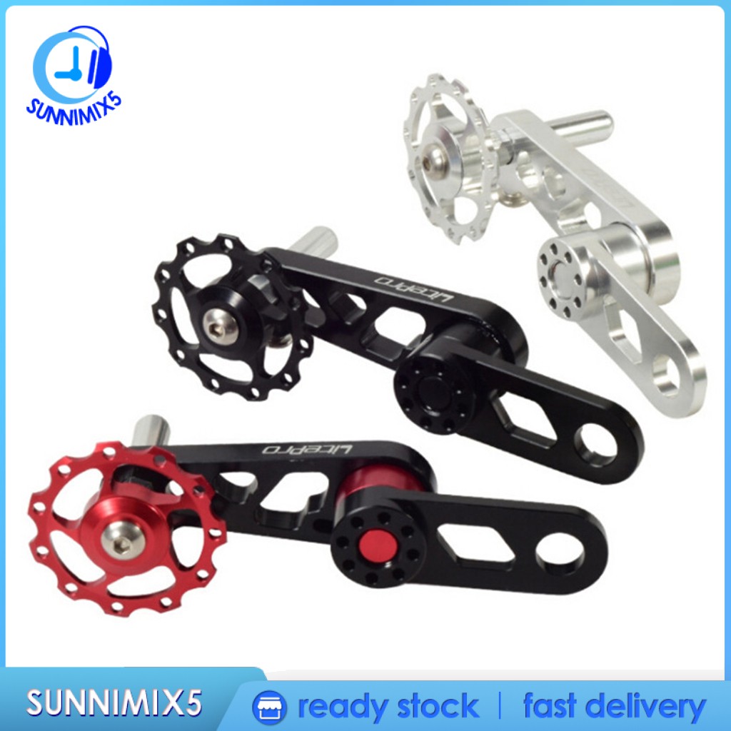 Bộ Căng Xích Xe Đạp Một Tốc Độ Thay Thế Màu Đỏ Đen