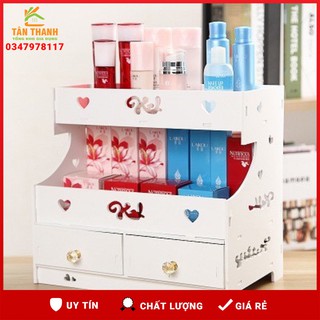 Kệ gỗ cao cấp đựng đồ mỹ phẩm