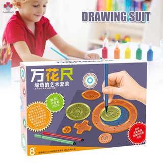 Set 28 thước vẽ hình học sáng tạo cho bé