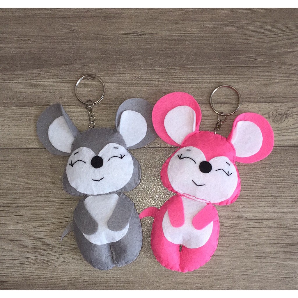 Combo móc khoá Handmade Mouse 2020 siêu cute