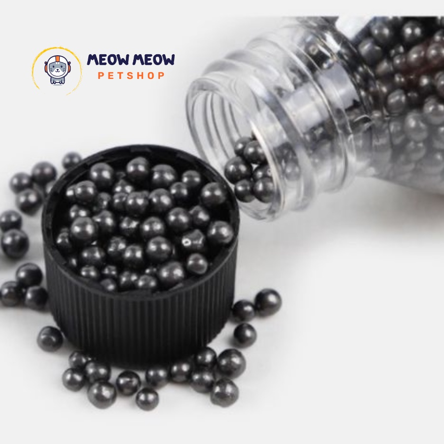 Hạt khử mùi cát mèo than hoạt tính.| CHAI 300GR.