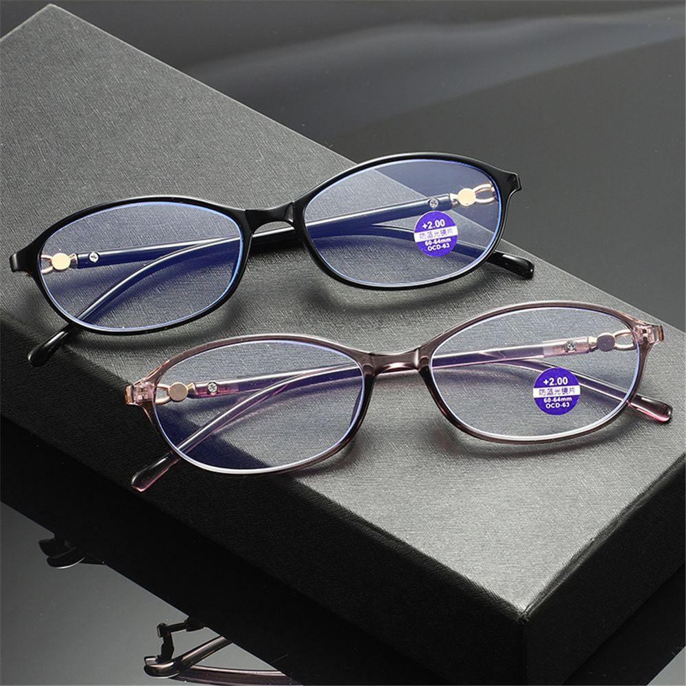 Kính Đọc Sách Gọng Oval Màu Xanh Dương