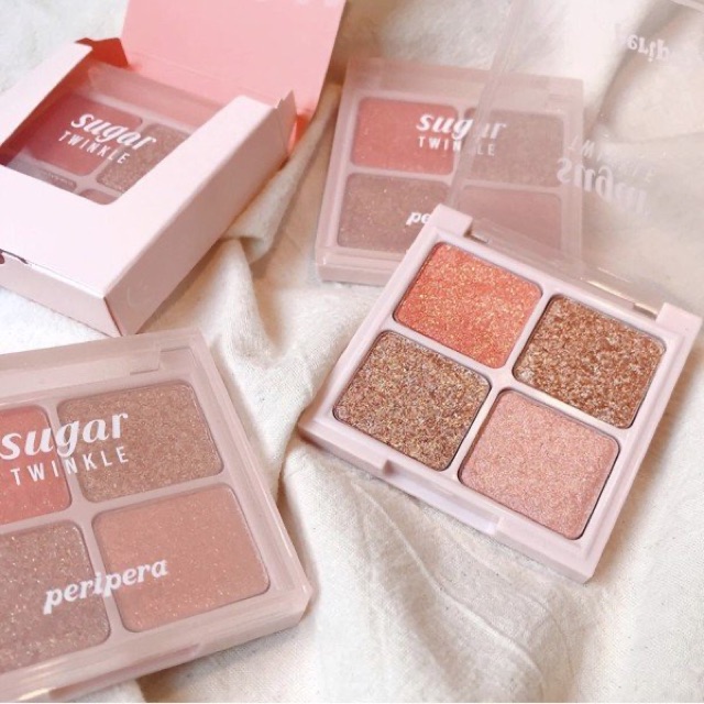 Phấn Mắt Lắp Lánh Peripera You Are Worthy Sugar Twinkle Glitter Palette