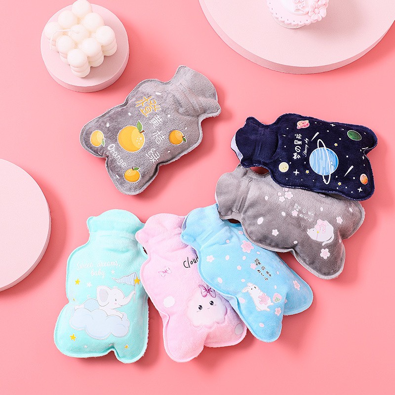 Túi chườm nóng giảm đau bụng kinh cho nữ, Túi sưởi chườm ấm bụng giữ ấm chân tay 200ml