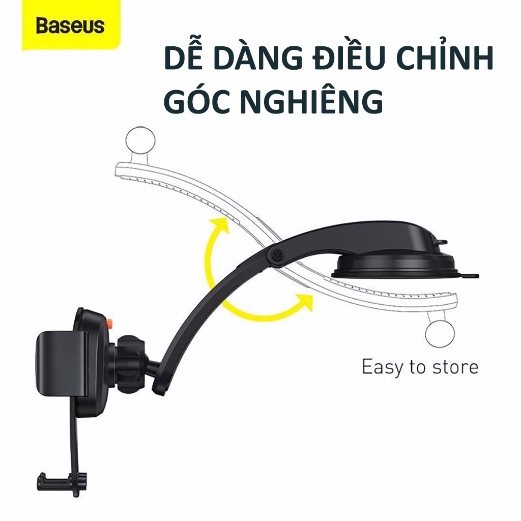 Giá Đỡ Kẹp Điện Thoại Ô Tô Cao Cấp BASEUS Easy Control Clamp Car Mount Holder