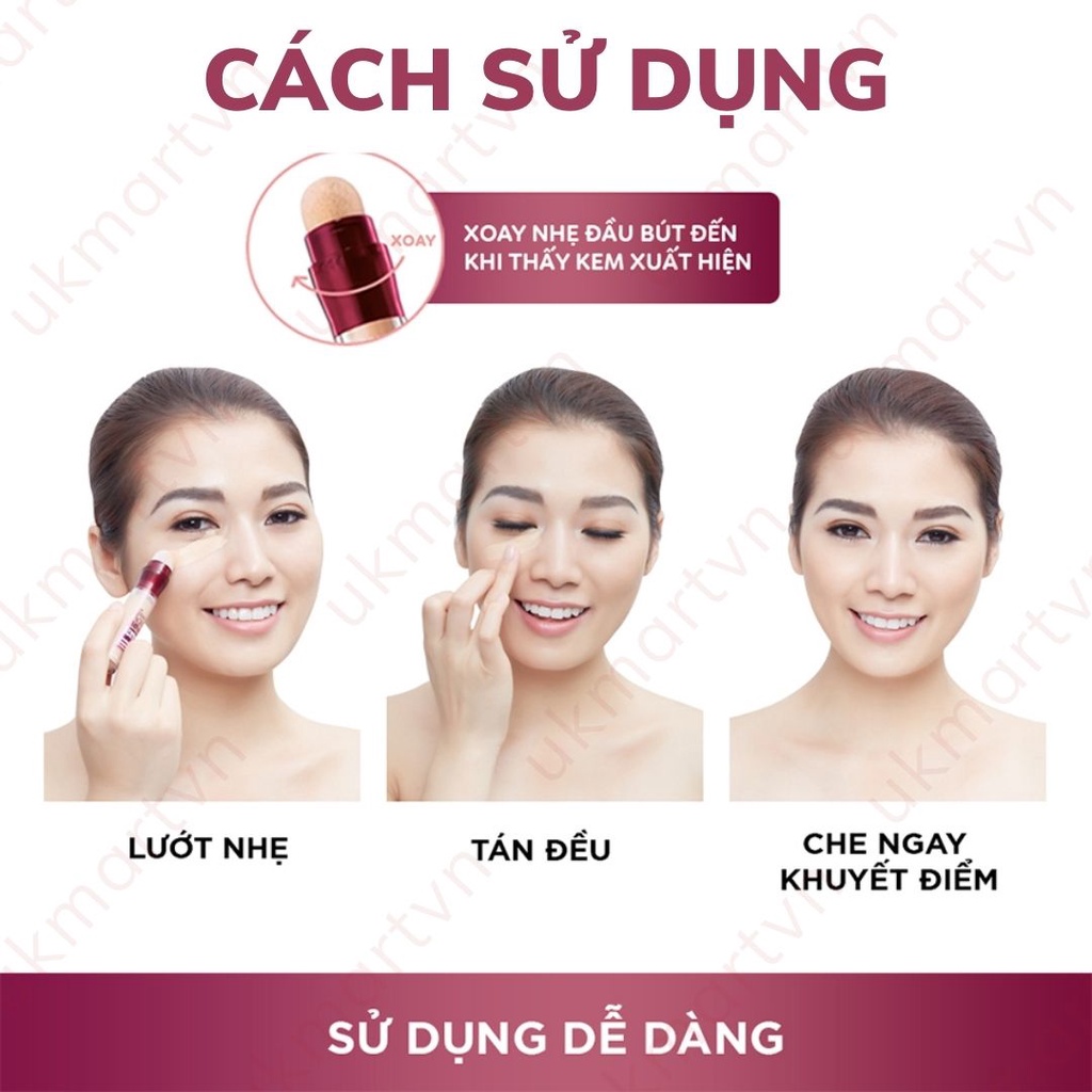 Bút Cushion Kem Che Khuyết Điểm Đa Năng Instant Age Rewind Eraser Multi-use Concealer Maybelline New York 6ml