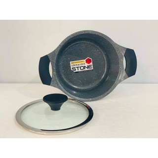 NỒI LOCK ĐÁ 7 LỚP STONE PHI 24cm LOCK & LOCK LCA6242D THÀNH THẤP