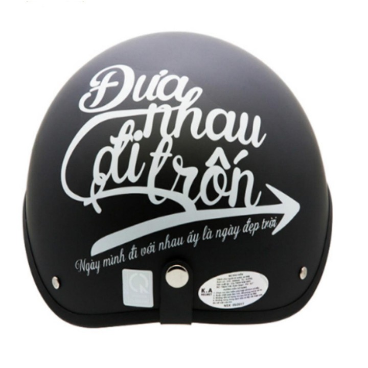 Combo mũ bảo hiểm 1/2 + Kính uv 400 siêu đẹp rẻ - đi phượt