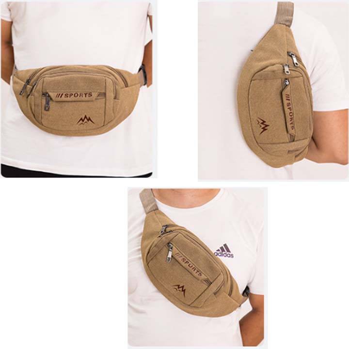 Túi Đeo Bụng, Đeo Vai Thời Trang Vải Canvas Sport | BigBuy360 - bigbuy360.vn