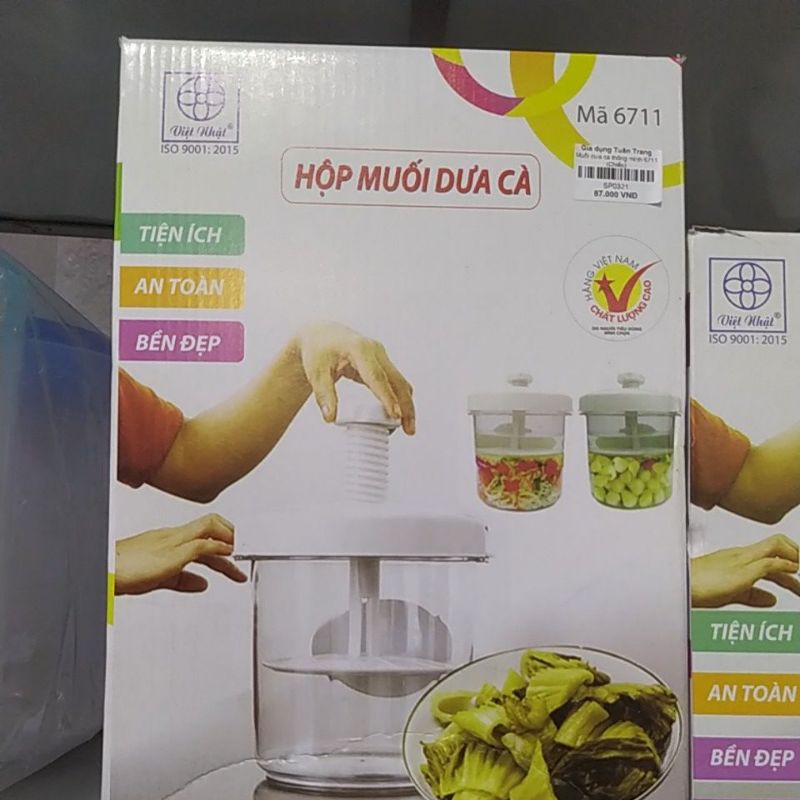 Hộp muối dưa cà. Việt nhật 6711.