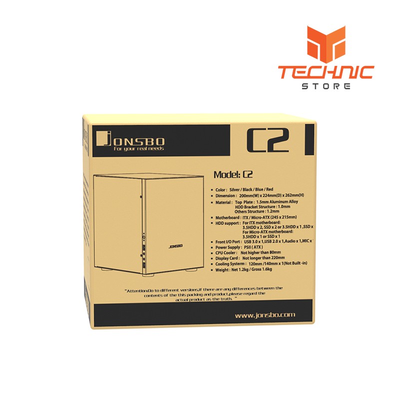 [Mã ELHAMS12 giảm 8% tối đa 300k] Case máy tính Jonsbo C2 | BigBuy360 - bigbuy360.vn