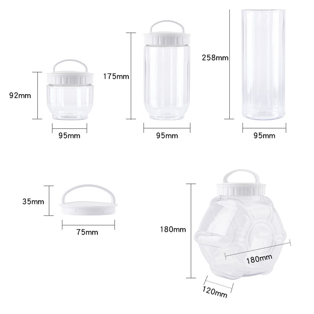 1 Hộp Nhựa Trắng Đựng Thực Phẩm Có Nắp Đậy Kín