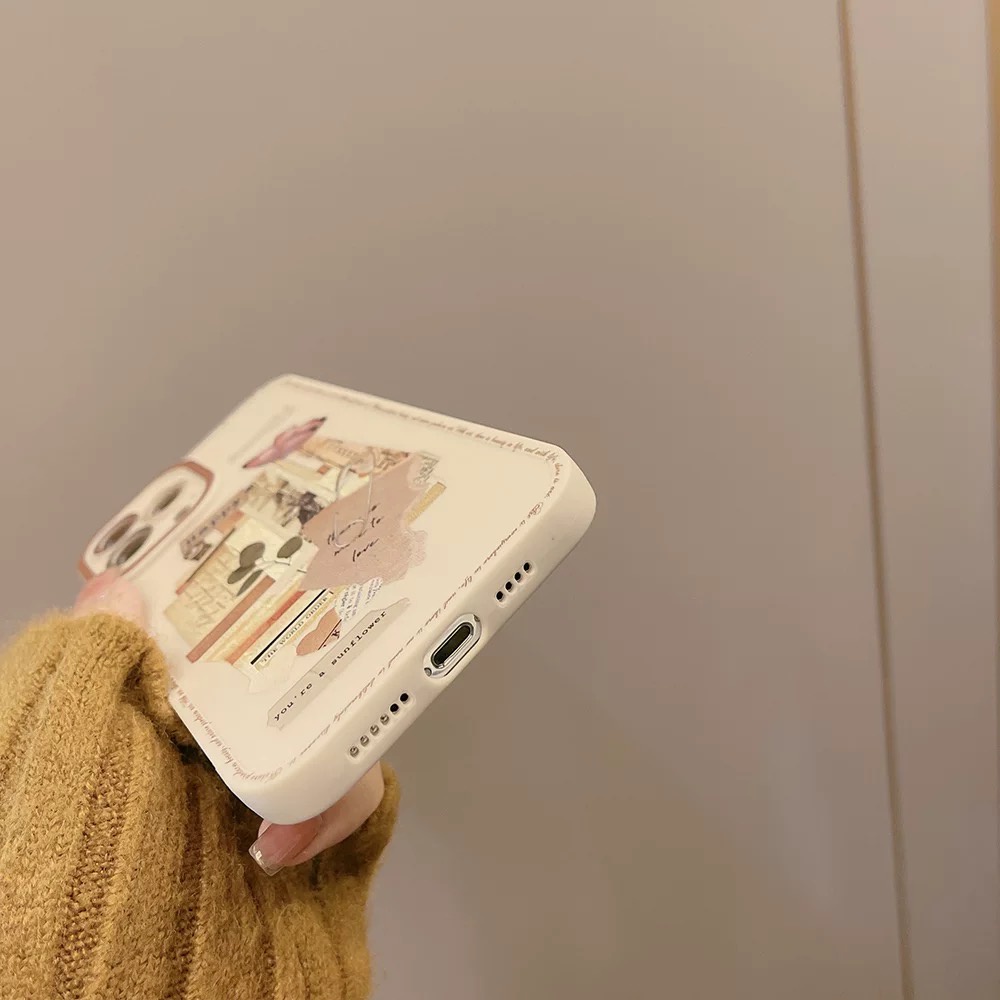 𝐂𝐨́ 𝐬𝐚̆̃𝐧 𝐜𝐡𝐨 𝐢𝐏𝐡𝐨𝐧𝐞 𝟏𝟑  Ốp lưng cho iphone, ốp hoa Vintage cạnh vuông