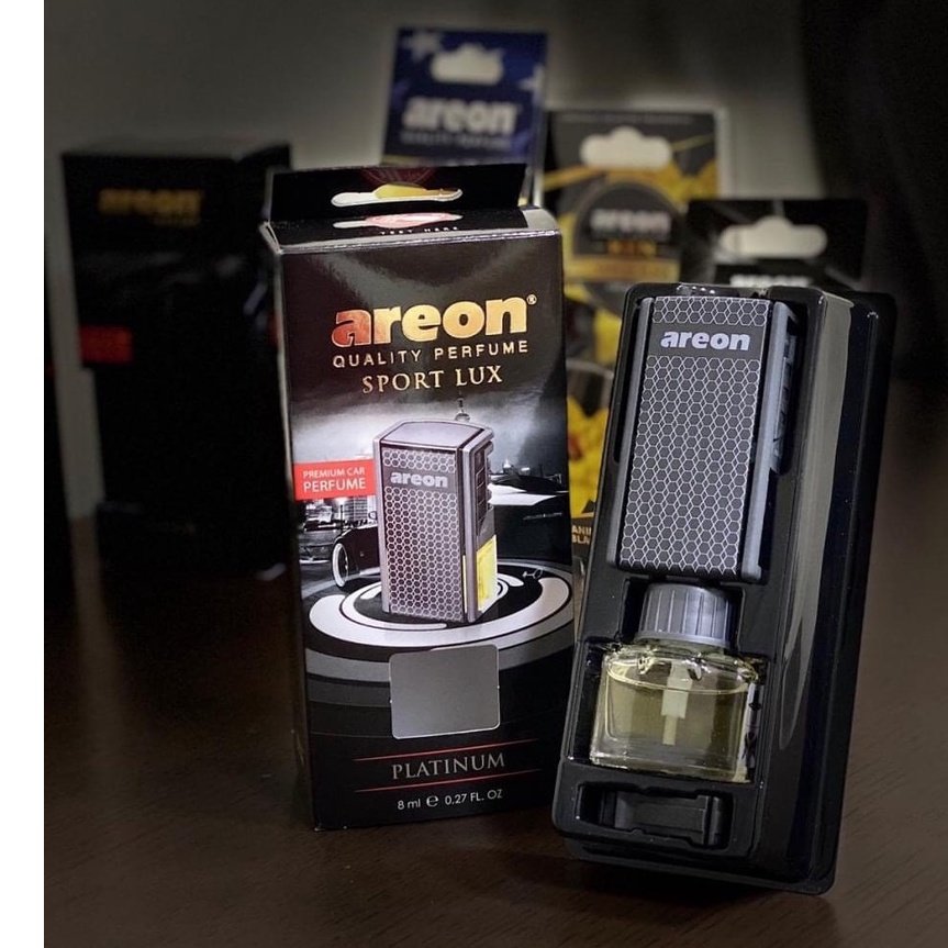Nước Hoa Ô tô AREON Cài Cửa gió Điều Hòa Sport LUX (tặng kèm 1 khăn lau xe).