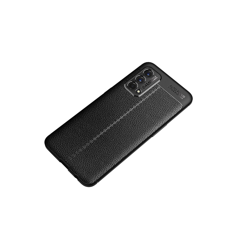 Ốp Điện Thoại Da PU Viền TPU Dẻo Sang Trọng Cho Realme Q3s Q3i Q3Pro Carnival Q2 Q2i Q2 Pro V3 V5 V7 V11 V13 V15 V25 5G