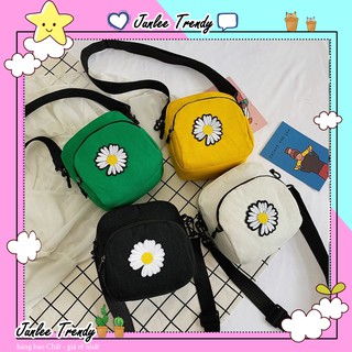 FreeShip Extra - TÚI VẢI, TÚI ĐEO CHÉO NỮ MINI HOA CÚC MIKA SIÊU XINH HOT TREND DC0022