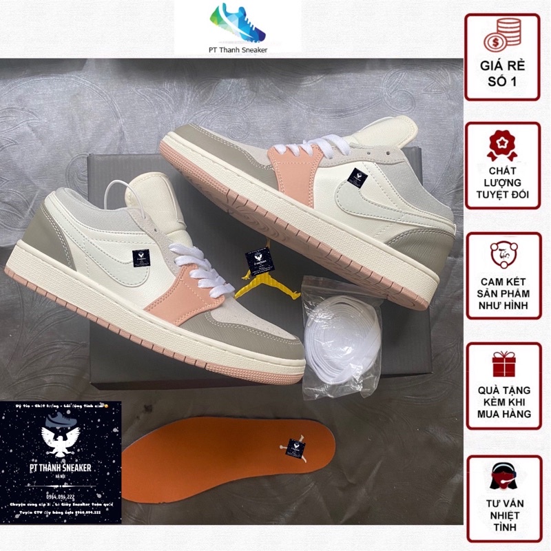 Giày Sneaker JD1 Low Milan 1;1 Bản Trung Tặng kèm cattong bảo vệ,tất- Hàng Trung CC