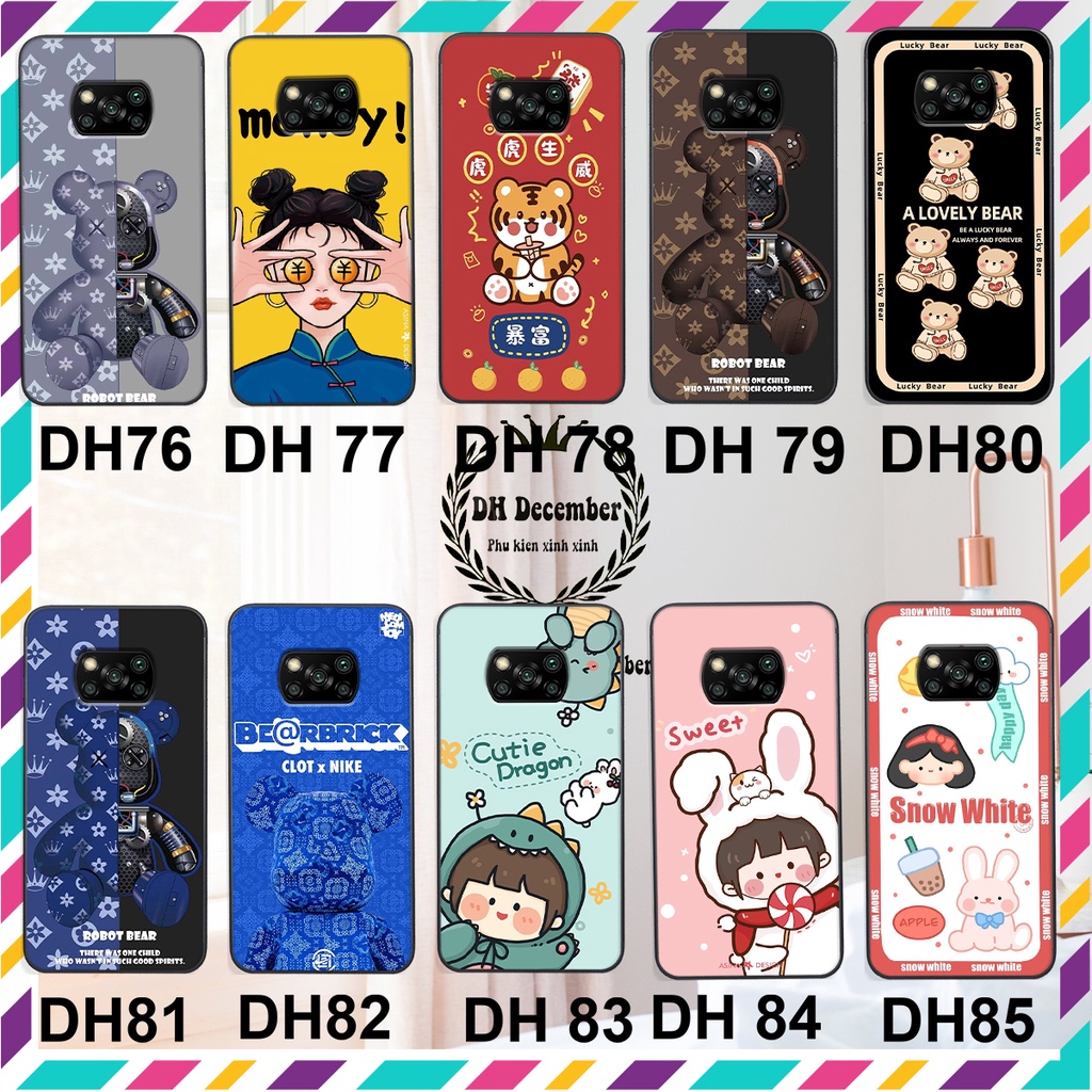 Ốp lưng Xiaomi POCO X3 / POCO X3 PRO / POCO X3 NFC in hình 3D lucky, gấu Brick xinh xắn - KHÔNG NÊN BỎ LỠ