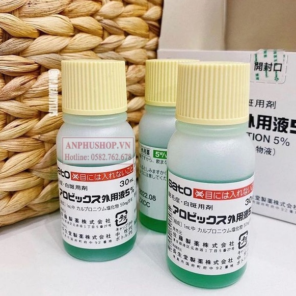 Tinh chất mọc tóc thảo dược Sato Arovics 30ml kiểm soát Rụng Tóc, Thưa tóc, Hói Đầu  - Sản phẩm chính hãng Nhật Bản