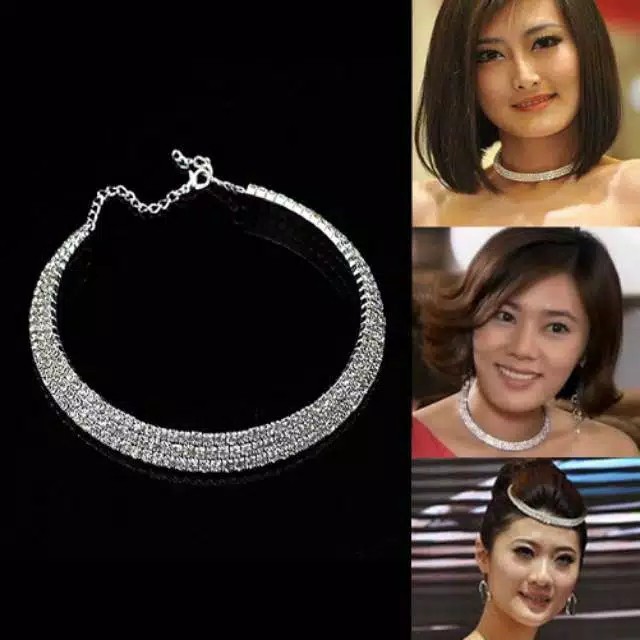 Vòng Cổ Choker Đính Đá Mắt Mèo