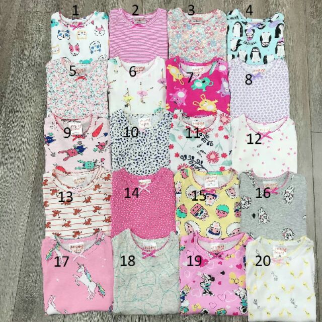 Bộ thun borip bé gái