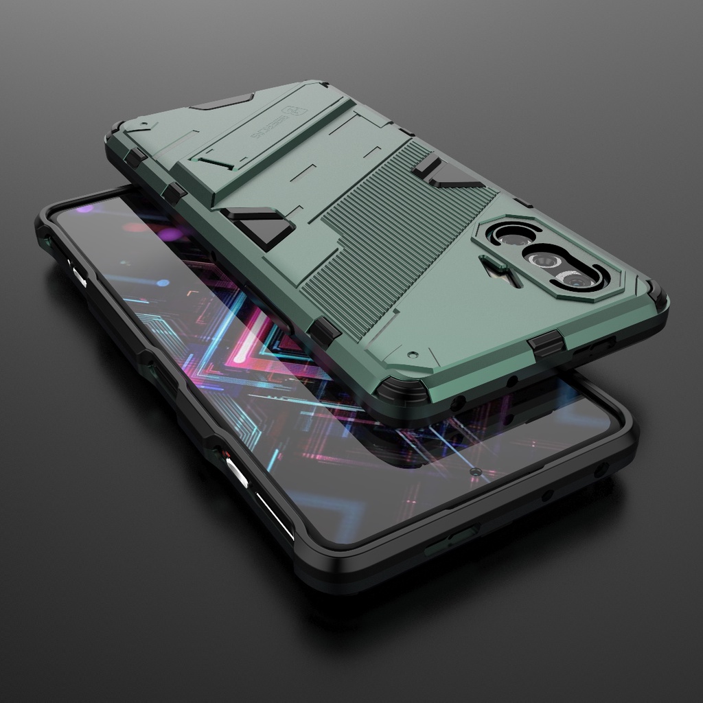 Ốp lưng Redmi Note 10 / Note 10s / Note 11 / Note 11s / Note 12 / 12 4G Iron Man Ver 2 chống sốc giá đỡ xem phim cao cấp
