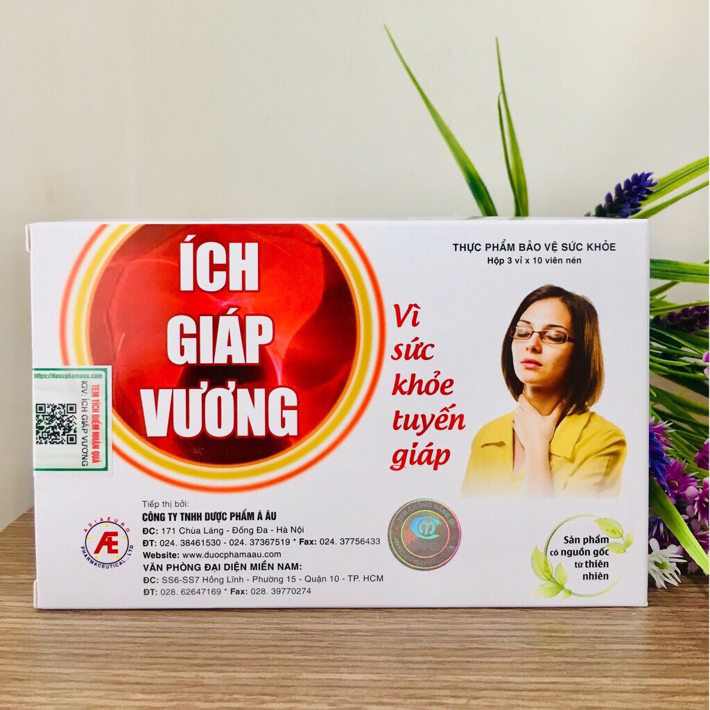 ÍCH GIÁP VƯƠNG HỖ TRỢ CẢI THIỆN CÁC TÌNH TRẠNG TUYẾN GIÁP