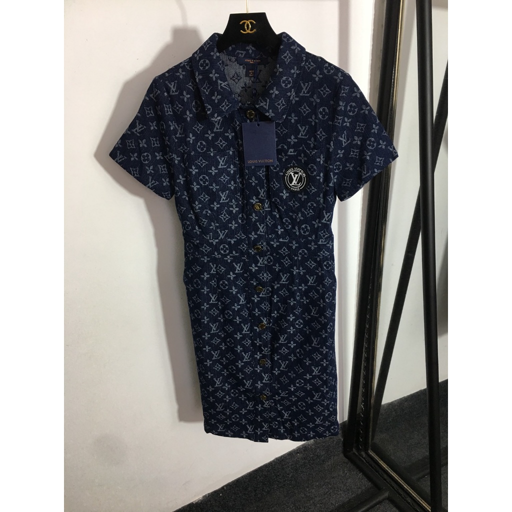 Váy polo nữ thời trang cao cấp Louis Vuitton LV phong cách trẻ trung, năng động