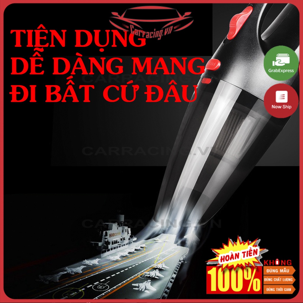 Máy Hút Bụi CARRACING Máy Hút Bụi Cầm Tay Không Dây và Có Dây Cho Ô Tô và Gia Đình - Phụ kiện nội thất  Xe Hơi | BigBuy360 - bigbuy360.vn