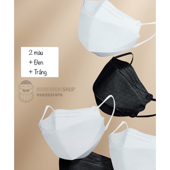 Khẩu trang chống bụi KF94 KN95 thoáng khí phong cách hàn quốc- Hàng có sẵn