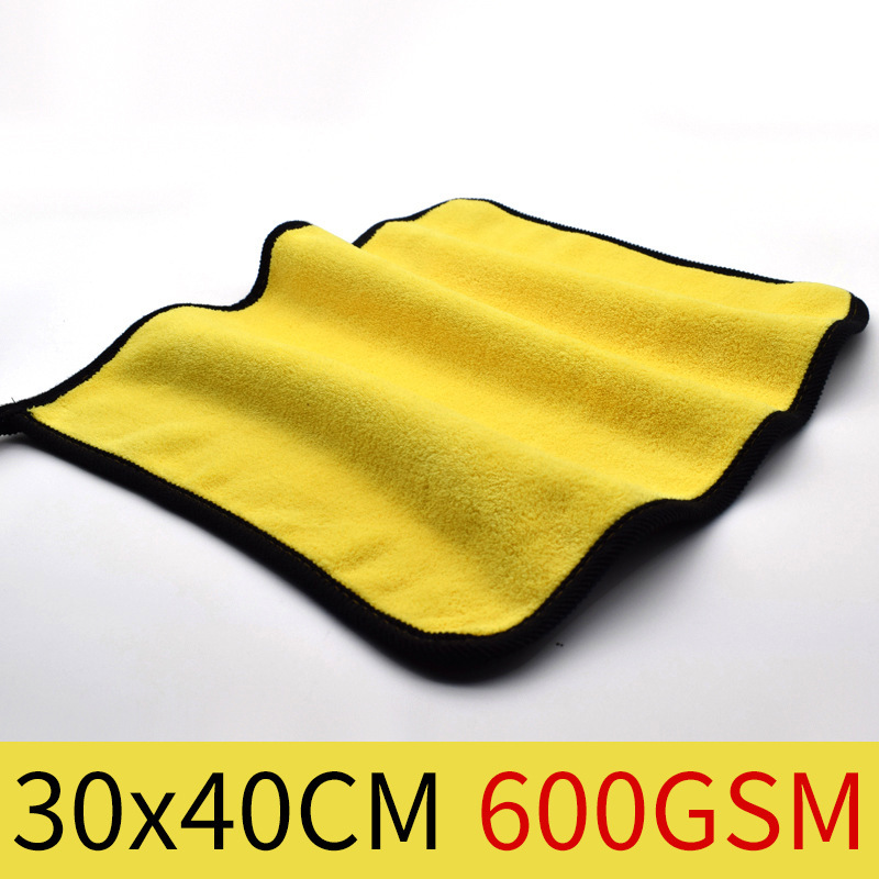 Khăn lông cừu san hô dày thấm hút tốt dùng lau chùi xe hơi tiện lợi