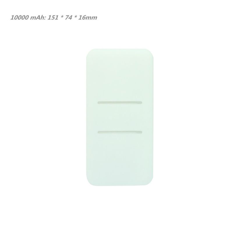 Túi Silicone Đựng Bảo Vệ Pin Sạc Dự Phòng Cho Xiaomi Mi 2 10000 / 20000mah