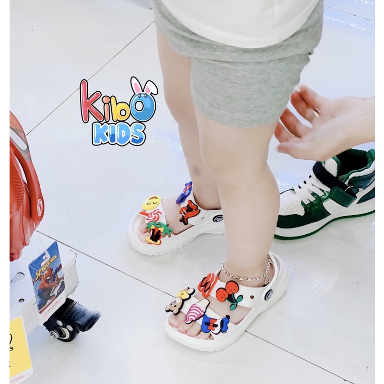 Dép Lê cho bé - Sandal quai ngang siêu mềm êm chân có chống trơn cho bé SA480
