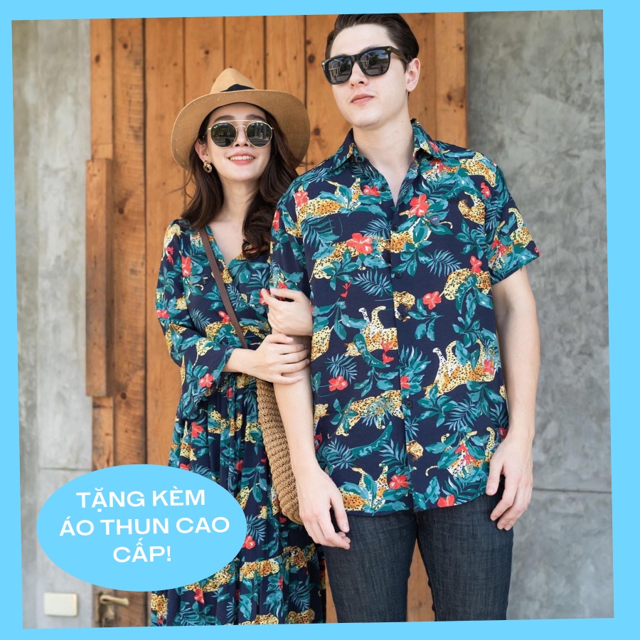 Đồ đôi nam nữ đi biển trẻ trung - BÁN CHẠY NHẤT- áo đôi nam nữ đi du lịch,đồ đôi đi biển,áo cặp chụp hình cưới trẻ trung