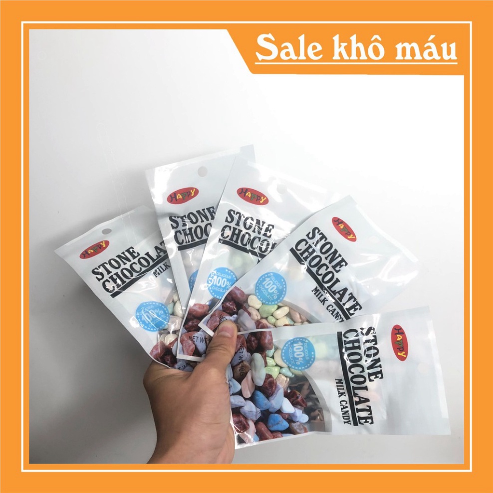 Kẹo Socola Hình Sỏi Đá 10 Gói Kẹo Chocolate Tuổi Thơ Đồ Ăn Cổng Trường , Sỉ Đồ Ăn Vặt Trẻ Em Hà Nội