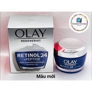 [HÀNG MỸ] KEM DƯỠNG DA BAN ĐÊM OLAY REGENERIST RETINOL 24 NIGHT MOISTURIZER FRAGRANCE - FREE (48g)