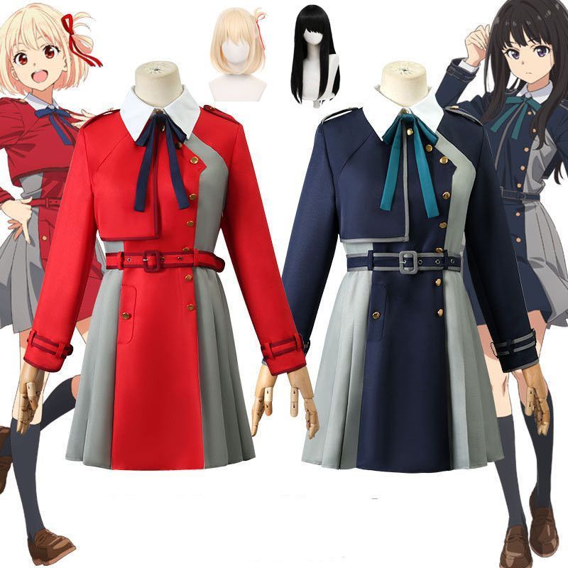 Bộ Đồng Phục Hóa Trang Nhân Vật Lycoris Recoil Nishikigi Chisato  Chisato Inoue Takina girl gift