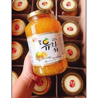 Mật ong chanh đào hàn quốc 1kg