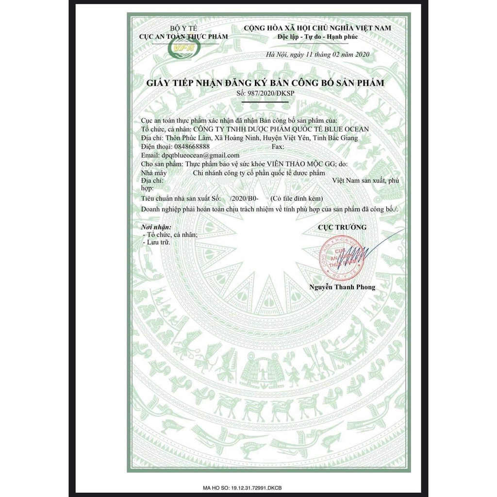 Viên Thảo Mộc GG Gorgeous Gain Chính Hãng 30 Viên Hỗ Trợ Giảm Cân 3-6 Kg Sau 1 Liệu Trình An Toàn Hiệu Quả