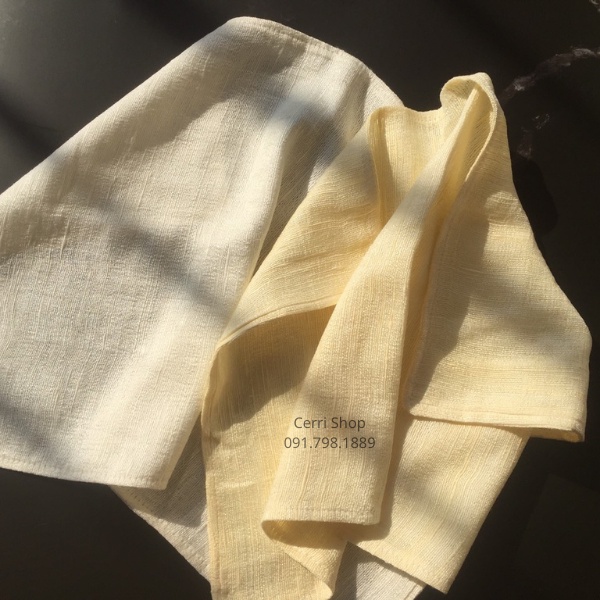 Khăn lau mặt tơ tằm tự nhiên 30x30 và 30x45cm