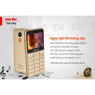 Điện thoại masstel fami việt