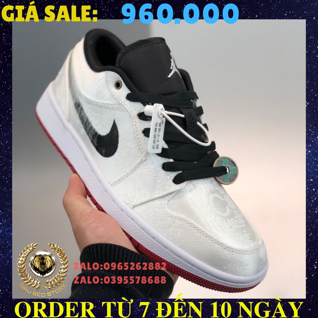 📦 FULLBOX 🌐 ORDER  🎀 SALE 50% 🎀 💯 ẢNH THẬT 🏷 CLOT x Air Jordan 1 Mid “Fearless” 🏷 👟 GIÀY NAM NỮ 👟